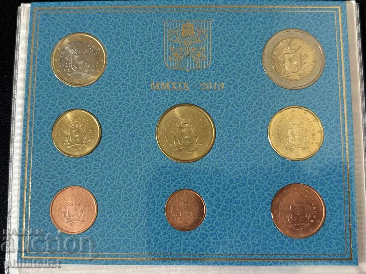 Vatican 2019 - Complete set from 1 cent to 2 euro BU! with price 120.00 BGN | € 61.36