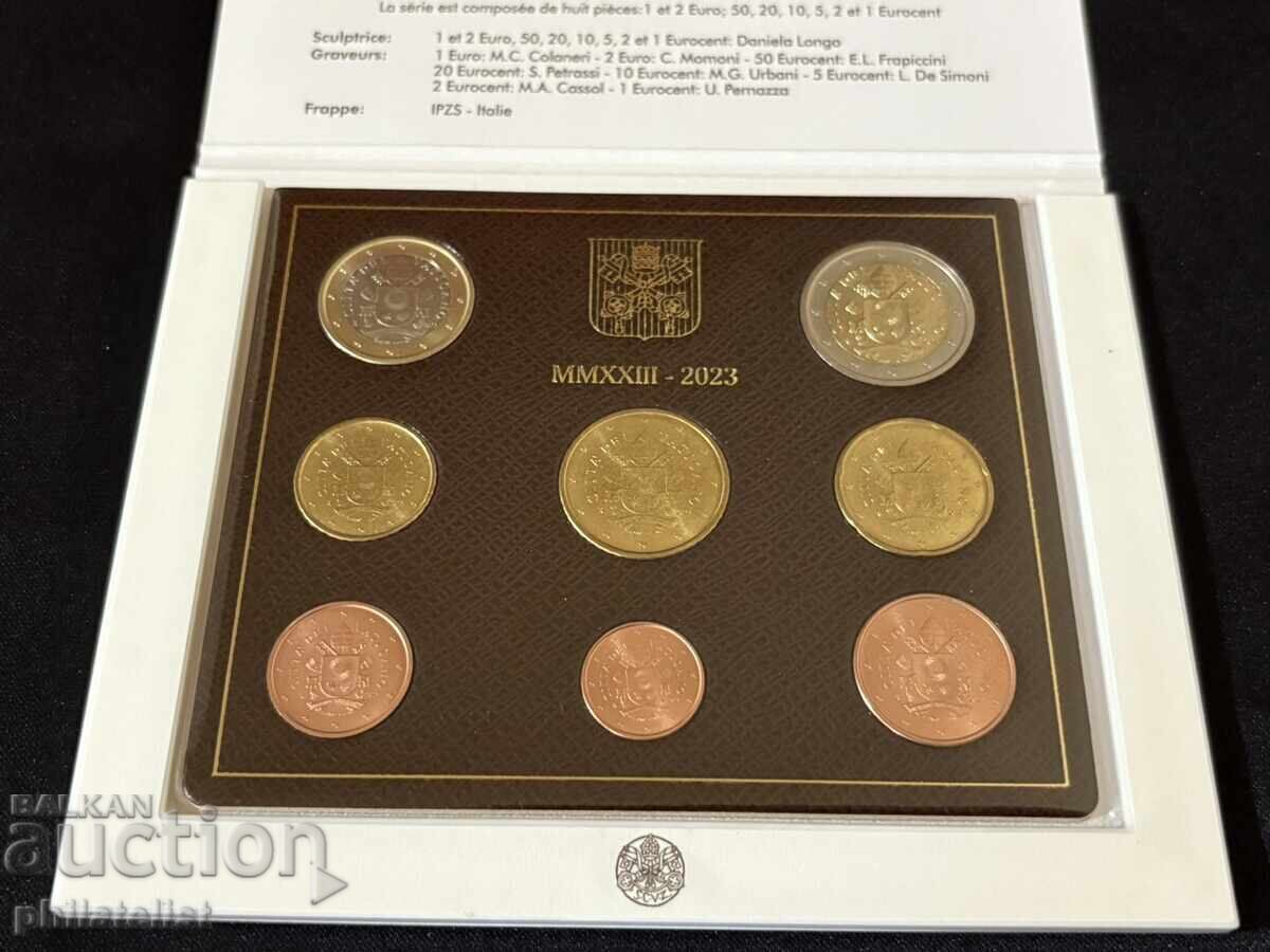 Delivery of Vatican City 2023 - Complete set from 1 cent to 2 euro BU