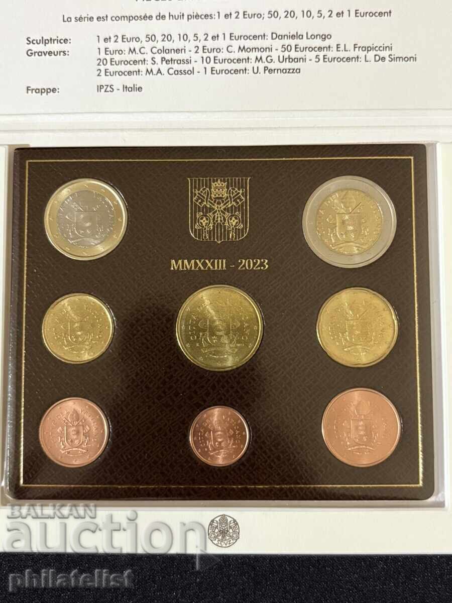 Vatican City 2023 - Complete set from 1 cent to 2 euro BU