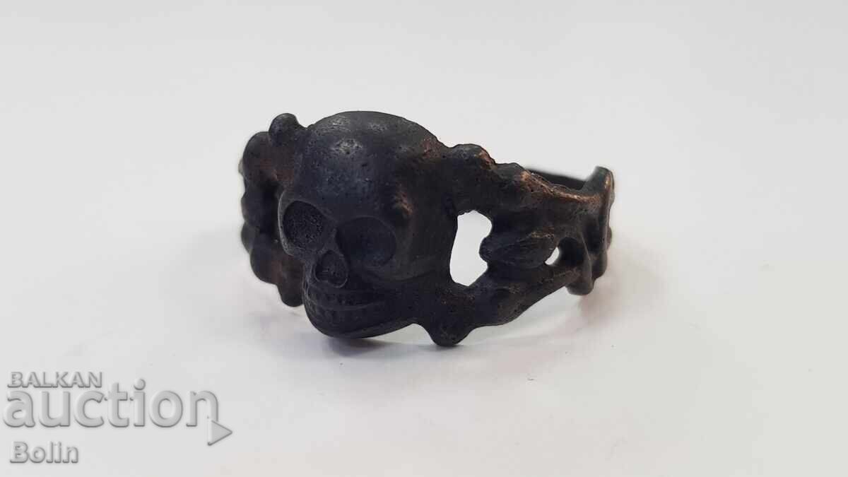 German Military Skull Ring Fight Against Partisans 1939-1945 with price € 160.00 | 312.93 BGN German Military Skull Ring Fight Against Partisans 1939-1945 with price € 160.00 | 312.93 BGN