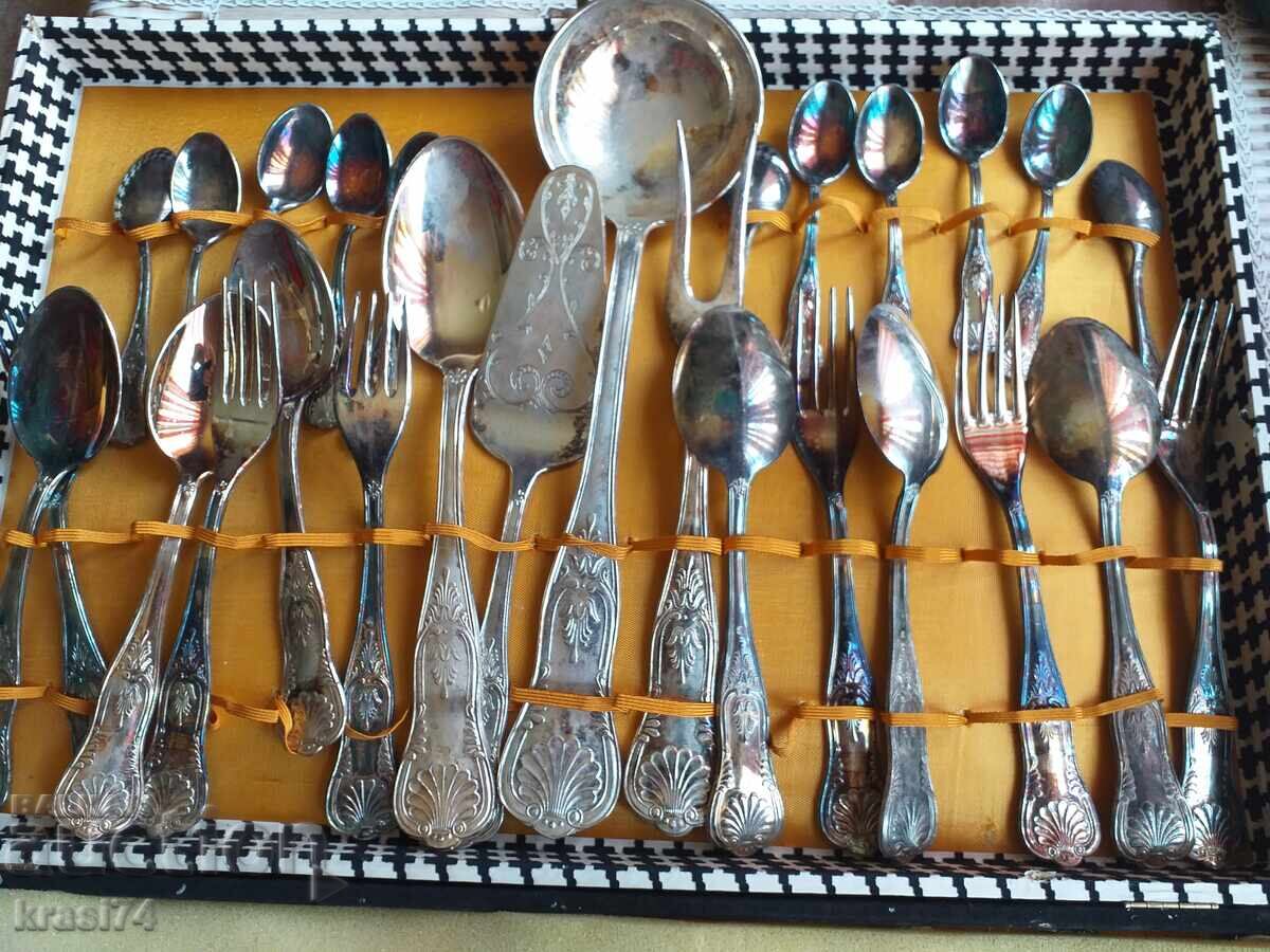 Silver plated service Silver plated service