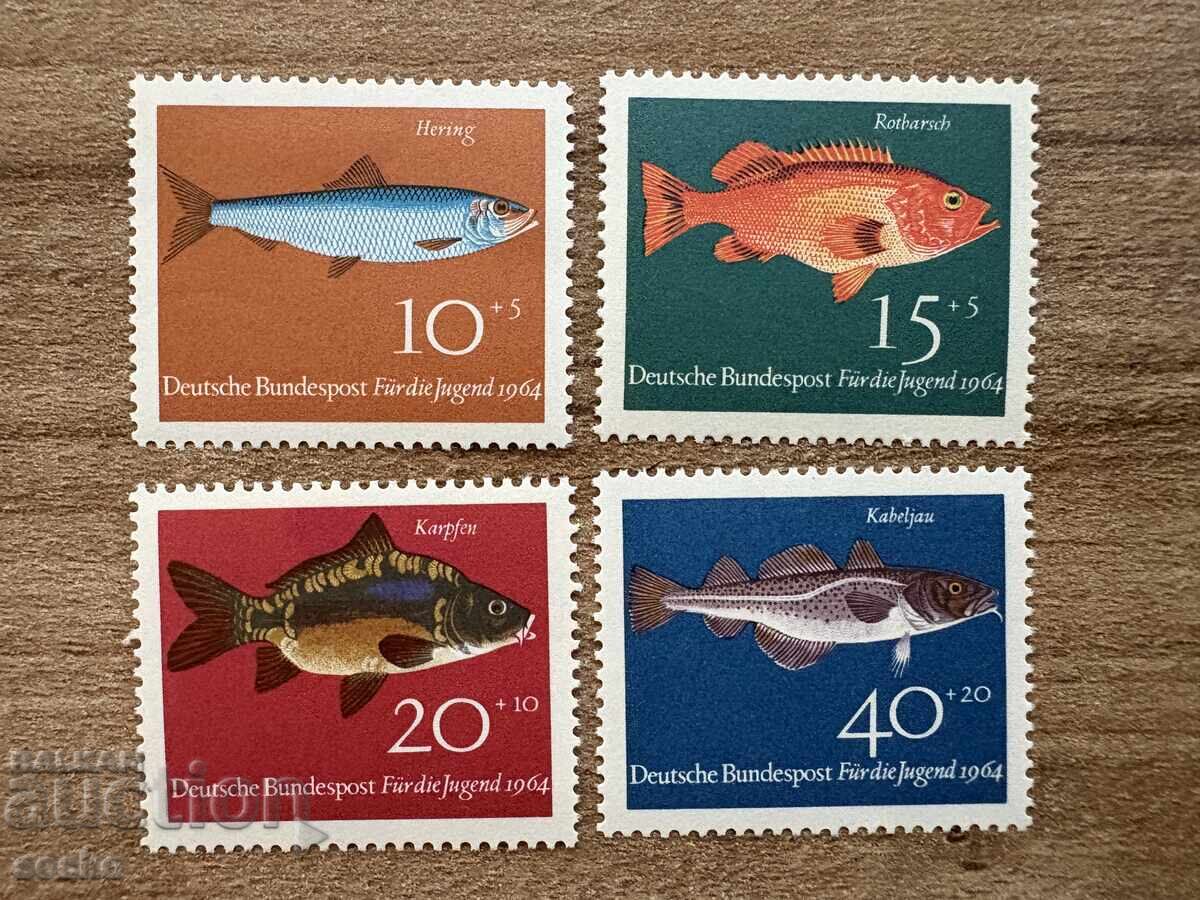 ФРГ/ГФР - Риби (1964) MNH