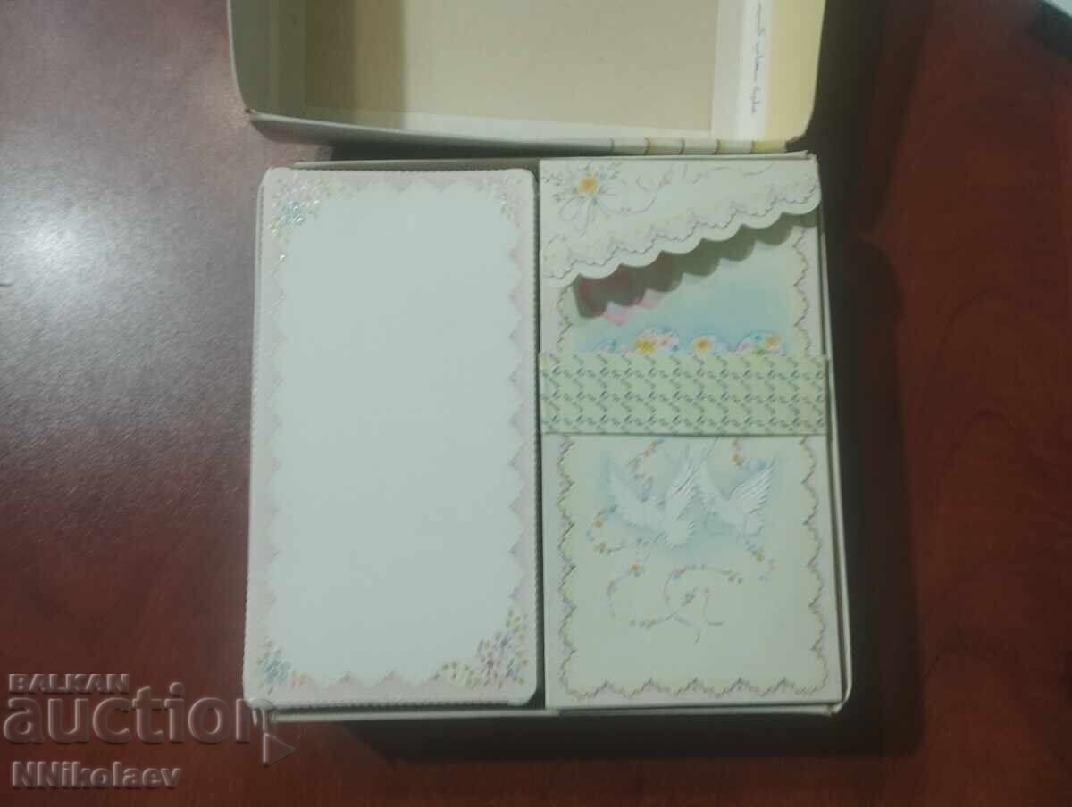 Invitații de nuntă cu foi suplimentare pentru text 100 bucăți - 6