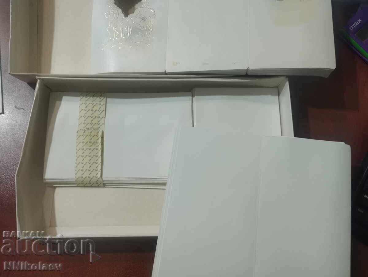 Сватбени покани с пликове и подлистници за текст 100 броя - 5