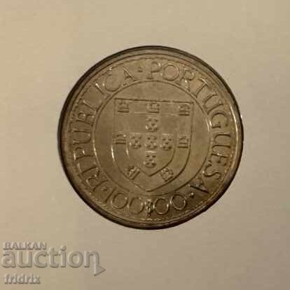 Delivery of Portugal 100 escudos 1988