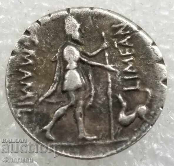 Denar al lui Gaius Mamilius Limetan, 82 î.Hr. REPLICĂ cu preț 20.00 BGN | € 10.23 Denar al lui Gaius Mamilius Limetan, 82 î.Hr. REPLICĂ cu preț 20.00 BGN | € 10.23
