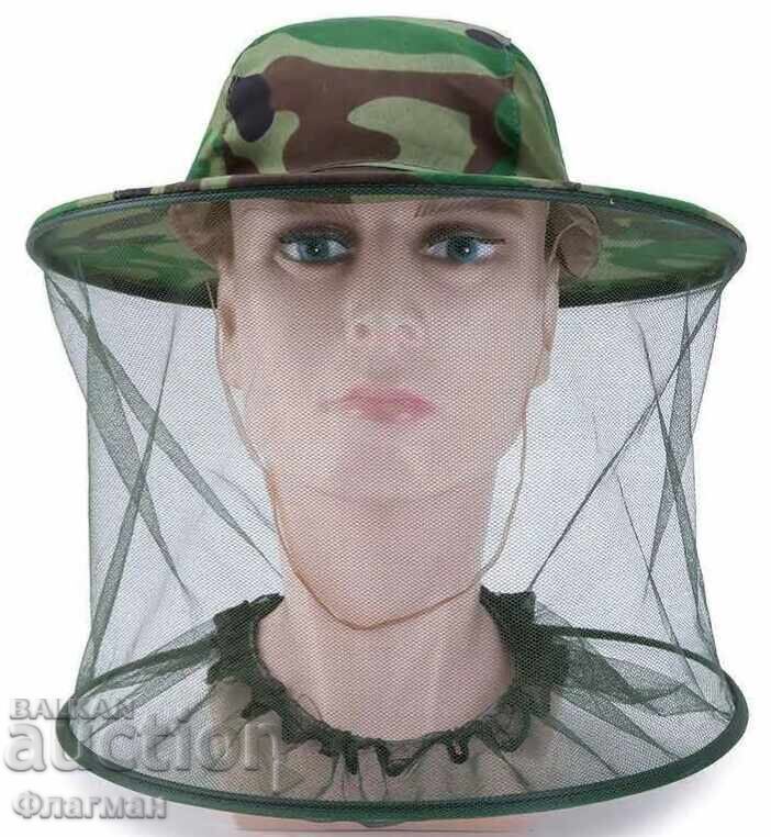 Nouă pălărie de protecție cu plasă pentru apicultori și pescari
