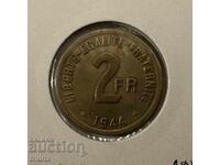 Γαλλία 2 φράγκα / France 2 francs 1944