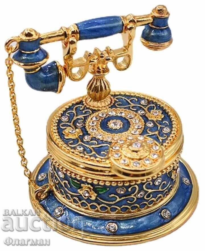 Cutie de bijuterii - telefon retro