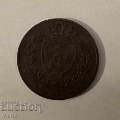 Delivery of Italy Sardinia 5 centesimo 1826