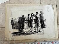 Schițe vechi de autor 10lv bucata