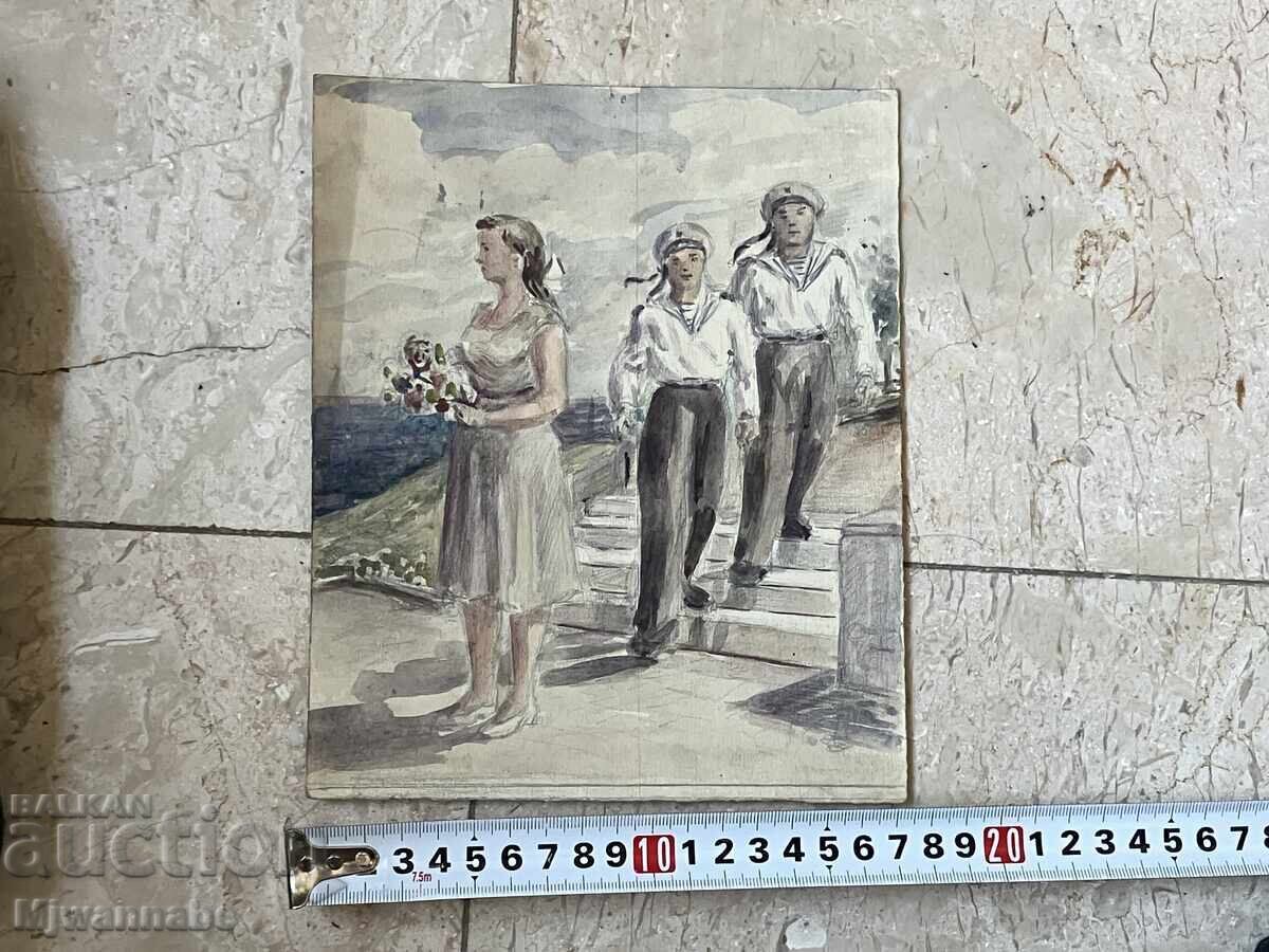 Παλιά, αυθεντικά ακουαρέλες 10lv η μία με τιμή 70.00 BGN | € 35.79 Παλιά, αυθεντικά ακουαρέλες 10lv η μία με τιμή 70.00 BGN | € 35.79