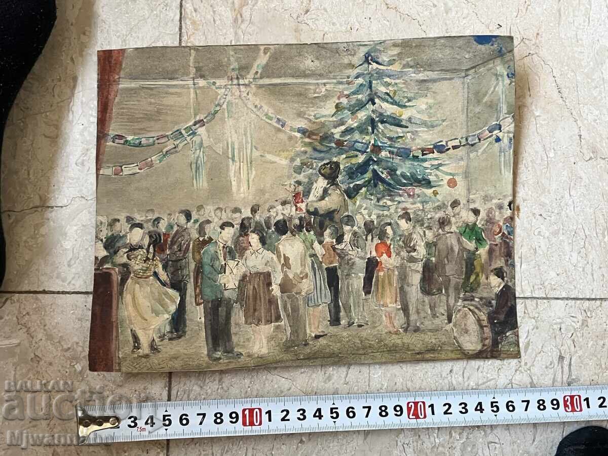 Δημοπρασία Παλιά, αυθεντικά ακουαρέλες 10lv η μία Δημοπρασία Παλιά, αυθεντικά ακουαρέλες 10lv η μία