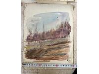 Acuarele vechi de autor 10lv bucata