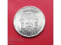Остров Ямайка-10 долара 2008