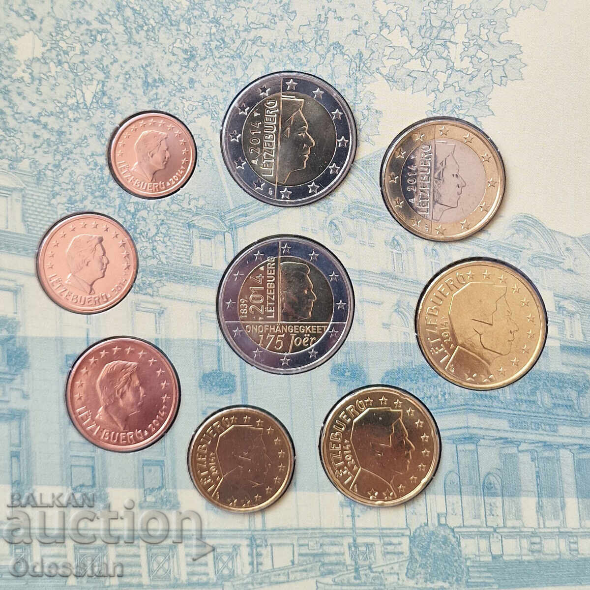 Luxembourg 2014 • Bank set 8 coins + 2€ commemorative