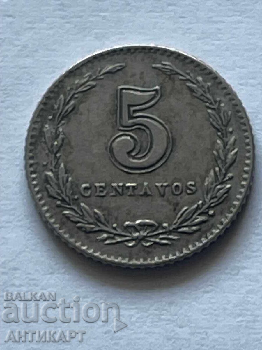 Argentina 2 coins 5 centavos 1896 and 1899 - 5 Argentina 2 coins 5 centavos 1896 and 1899 - 5