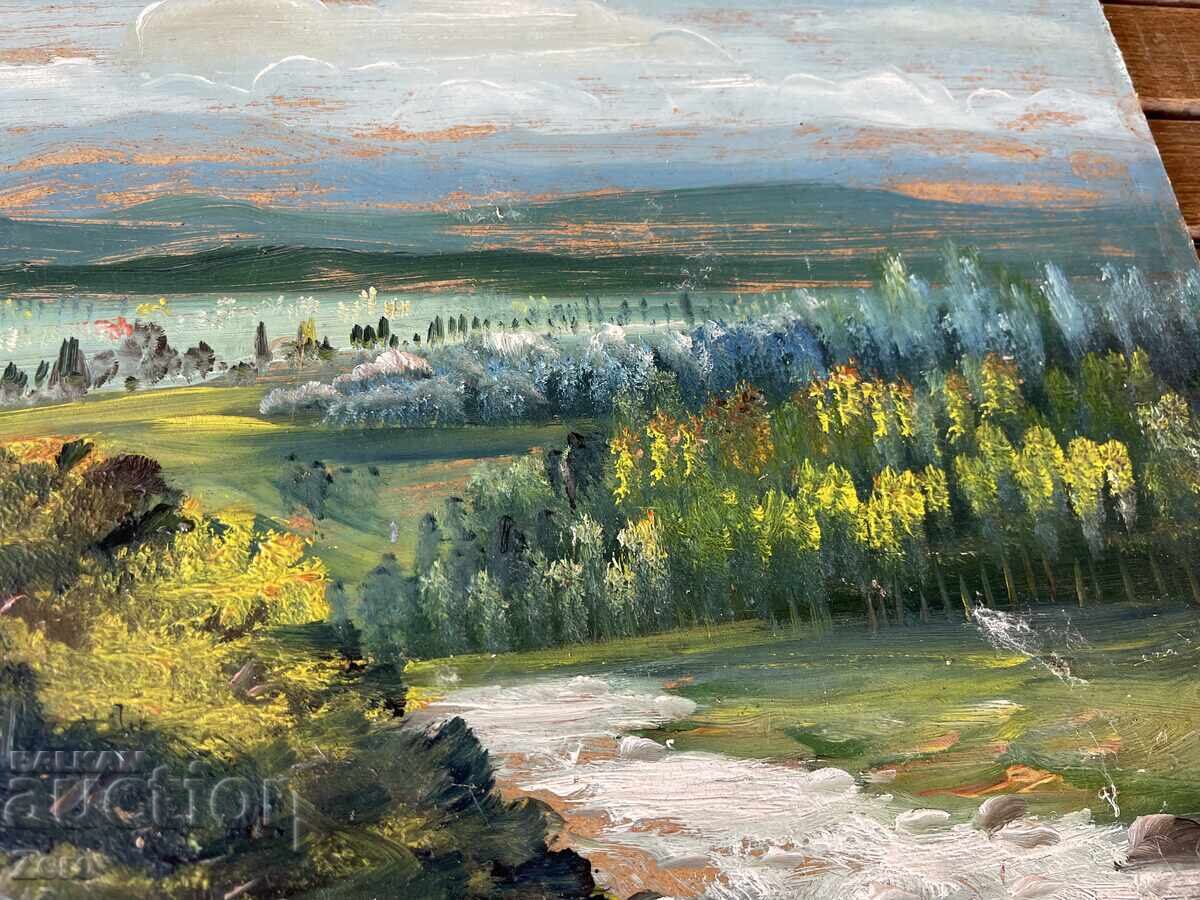 Доставка на Красива Голяма Стара Картина Пейзаж Доставка на Красива Голяма Стара Картина Пейзаж