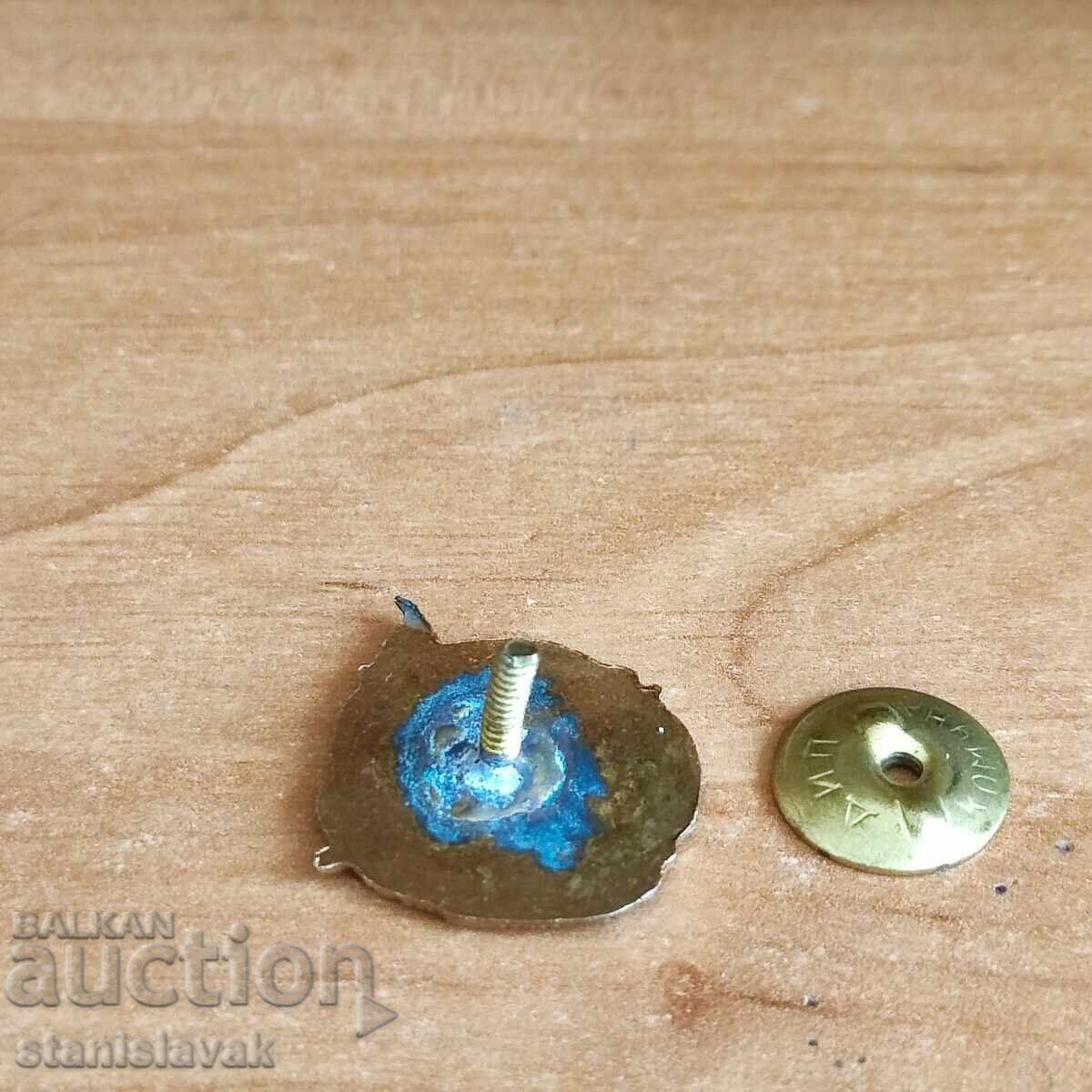 Licitație Emblemă Tabso - socialistă timpurie, cu șurub