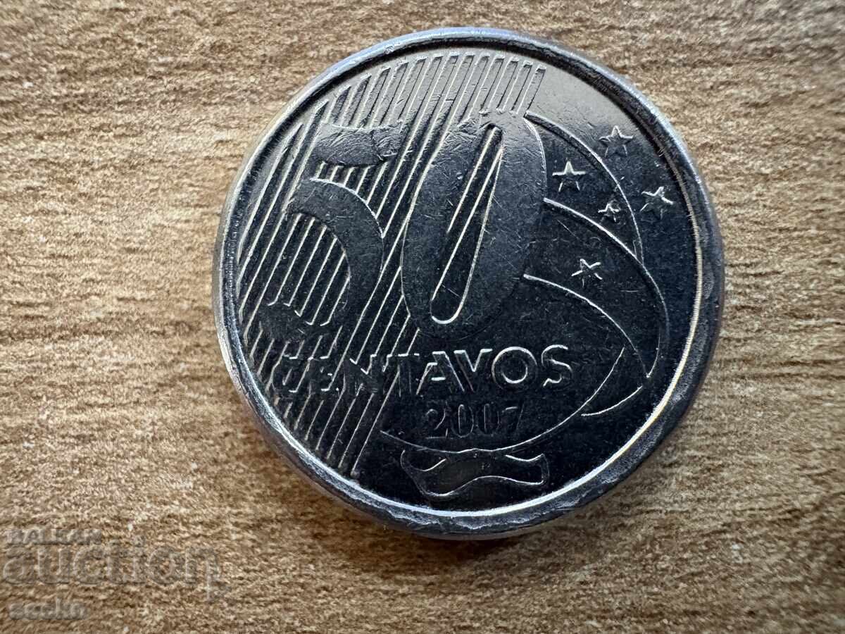 Brazil - 50 Centavos (2007)