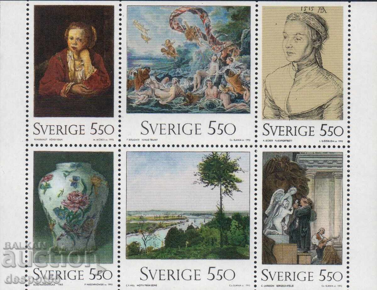 1992. Σουηδία. Εθνικό Μουσείο. Μπλοκ 1992. Σουηδία. Εθνικό Μουσείο. Μπλοκ
