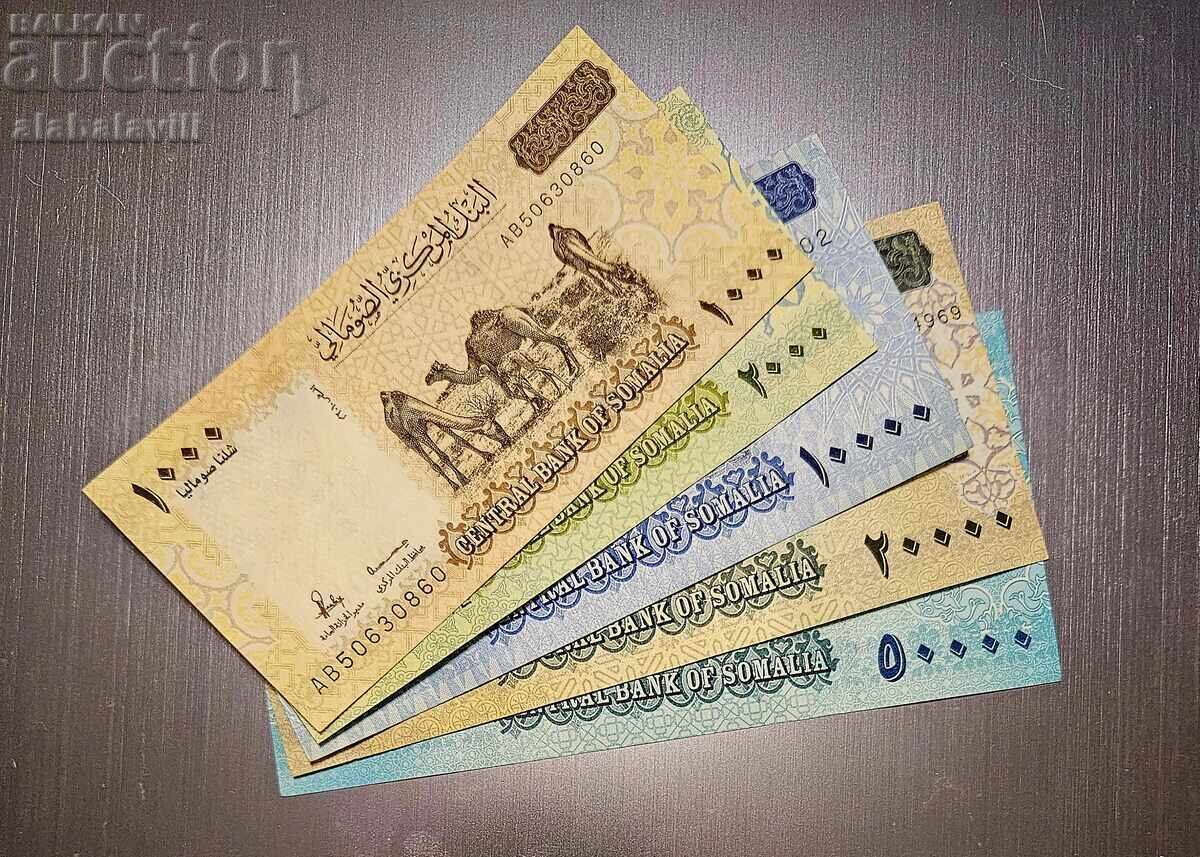 Somalia set 1,000 to 50,000 shillings