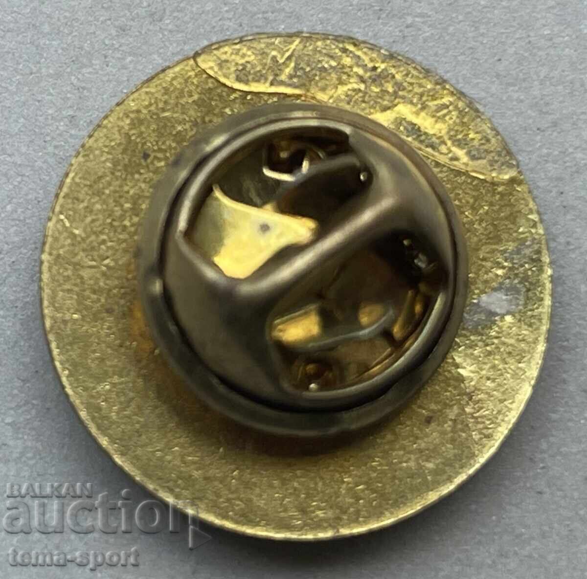 1555 Βουλγαρία σήμα Ποδοσφαιρικός σύλλογος Πιρίν Μπλαγκόεβγκραντ με τιμή 5.00 BGN | € 2.56