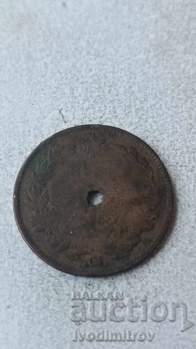 Ιταλία 10 λεπτά 1867 .ΟΜ