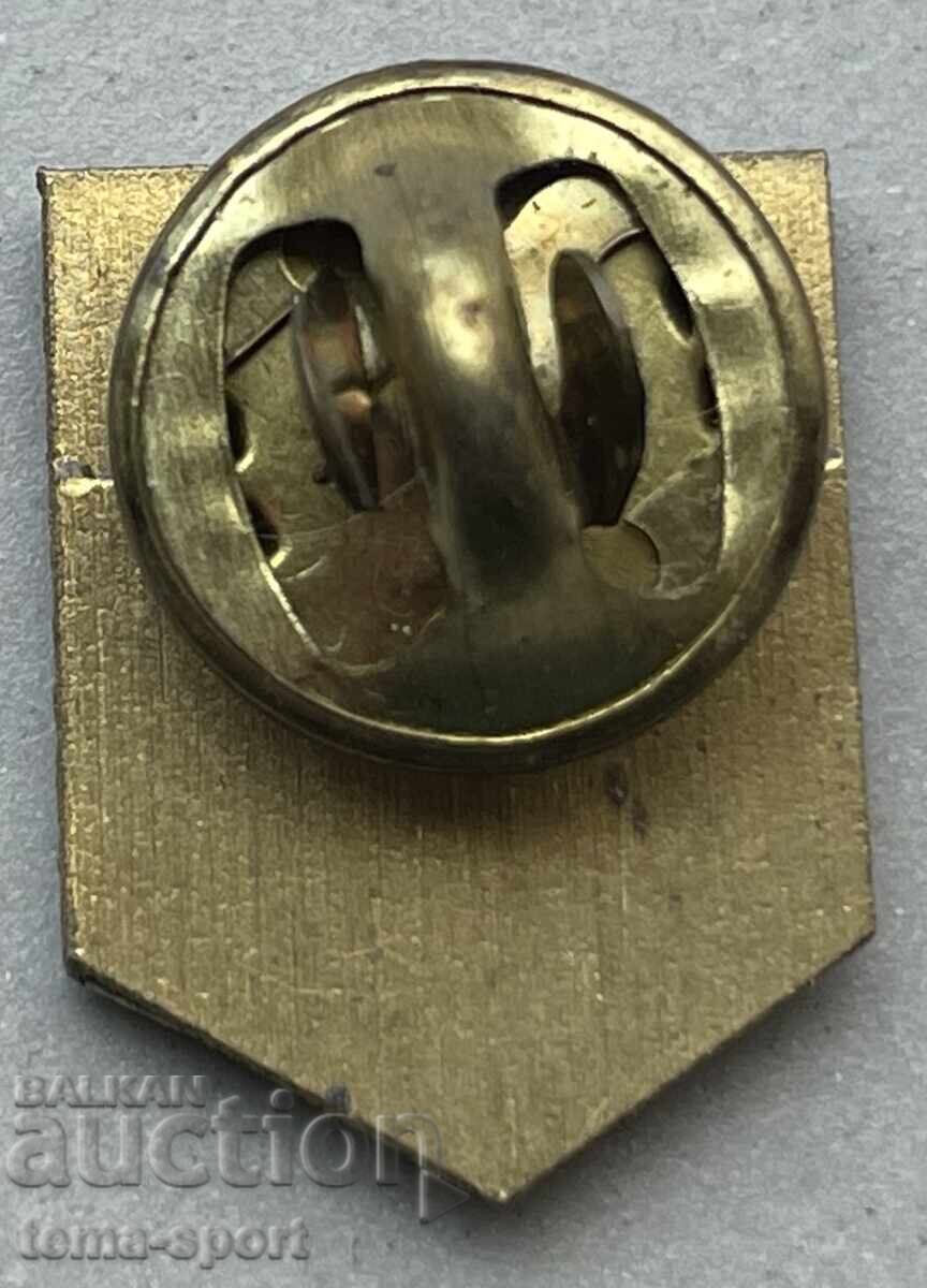 1562 Βουλγαρία σήμα ποδοσφαιρικού συλλόγου Τσαβντάρ Μπότεβγκραντ με τιμή 5.00 BGN | € 2.56 1562 Βουλγαρία σήμα ποδοσφαιρικού συλλόγου Τσαβντάρ Μπότεβγκραντ με τιμή 5.00 BGN | € 2.56