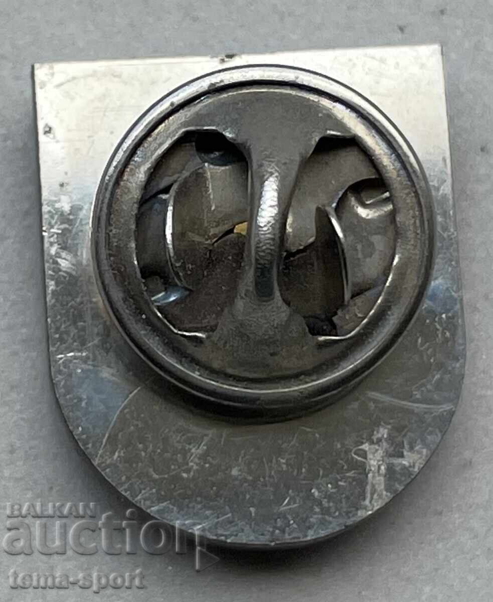 1570 Βουλγαρία σήμα ποδοσφαιρικού συλλόγου Μέστα Χατζηδήμοβο με τιμή 5.00 BGN | € 2.56 1570 Βουλγαρία σήμα ποδοσφαιρικού συλλόγου Μέστα Χατζηδήμοβο με τιμή 5.00 BGN | € 2.56