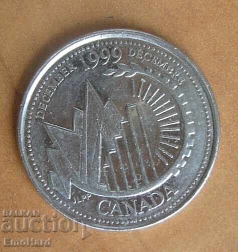 Canada 25 Cents - 1999 December