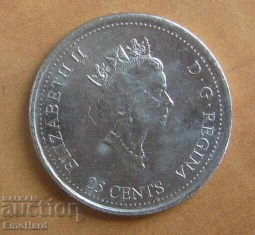 Καναδάς 25 σεντ - 2000 Υγεία με τιμή 1.50 BGN | € 0.77