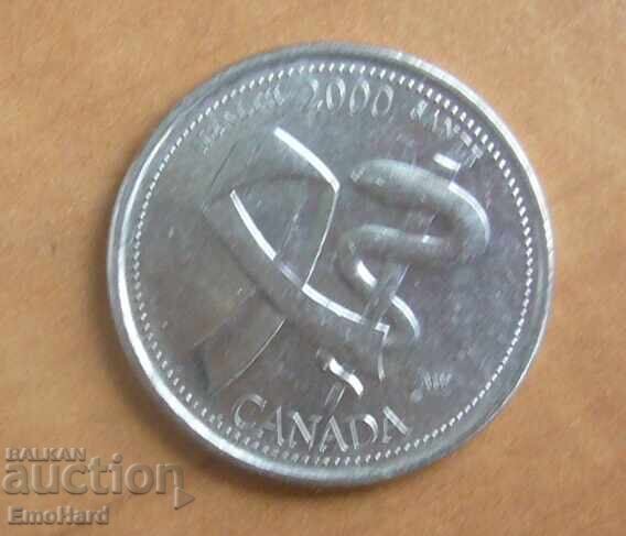 Καναδάς 25 σεντ - 2000 Υγεία