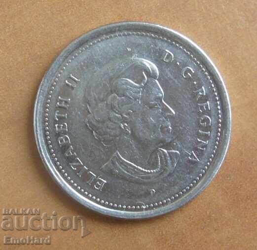 Канада 25 цента   - 2005 100 г. Саскечуан с цена 1.50 лв. | € 0.77