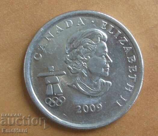 Канада 25 цента 2009 - Ванкувър Кънки с цена 1.40 лв. | € 0.72