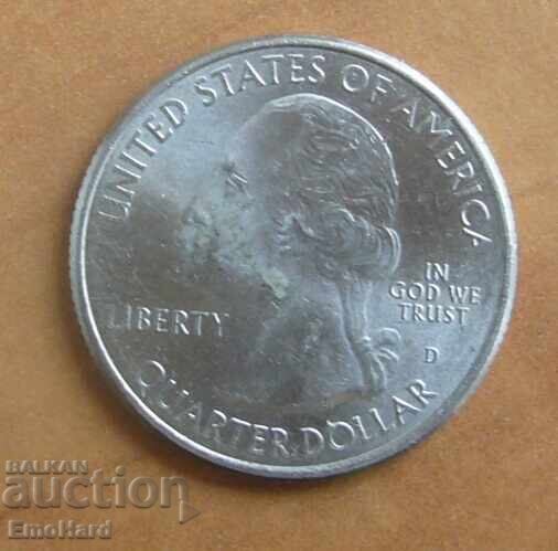 USA America the Beautiful 1/4 Dollar 2019 River of No Return D with price 1.90 BGN | € 0.97 USA America the Beautiful 1/4 Dollar 2019 River of No Return D with price 1.90 BGN | € 0.97