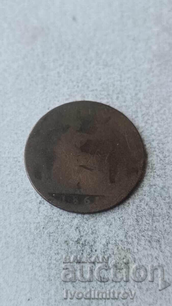 Great Britain 1/2 penny 1861