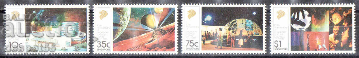 1987 Сингапур. 10-та годишнина на Сингапурския научен център 1987 Сингапур. 10-та годишнина на Сингапурския научен център