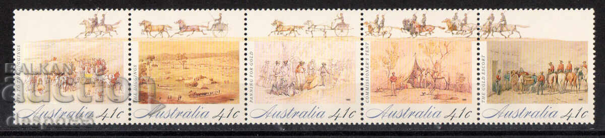 1990 Australia. 200 g de la colonizarea Australiei. Strip