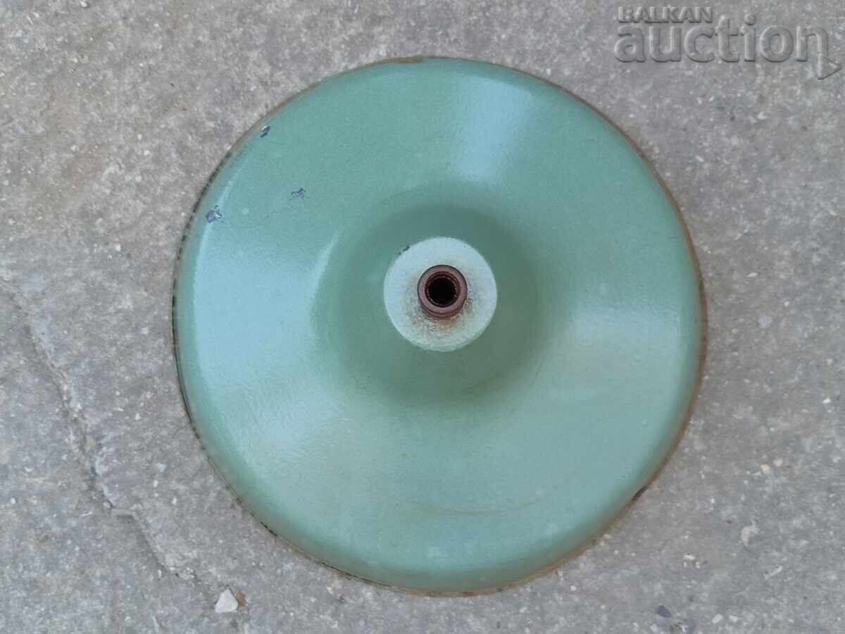 Auction  large enameled reflector industrial lamp 60s