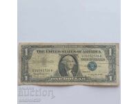 1 Δολάριο 1957 Α ΗΠΑ, Μπλε Σφραγίδα /F/ Τραπεζογραμμάτιο/Dollar/USA