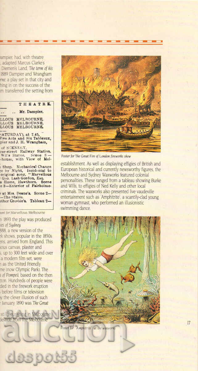 Auction  1990 Australia. 200 g. from the colonization of Australia. Strip