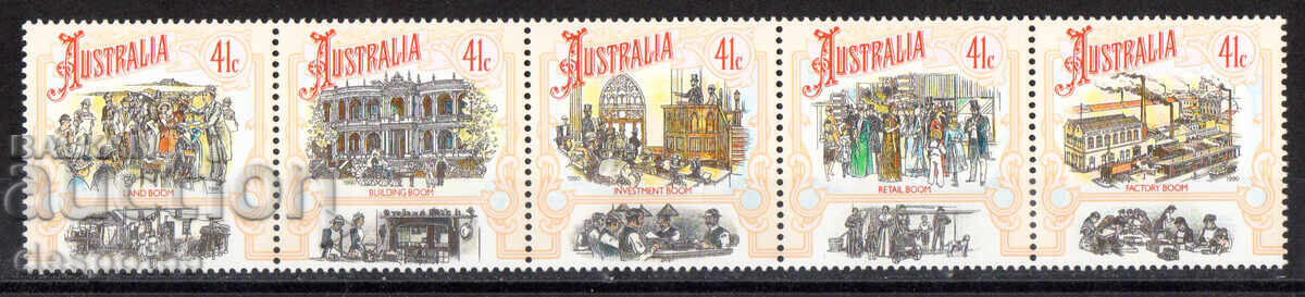 1990 Australia. 200 g de la colonizarea Australiei. Strip