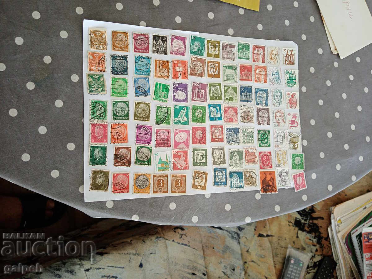 ПОЩЕНСКИ МАРКИ - ГЕРМАНИЯ - 120+бр. ПОЩЕНСКИ МАРКИ - ГЕРМАНИЯ - 120+бр.