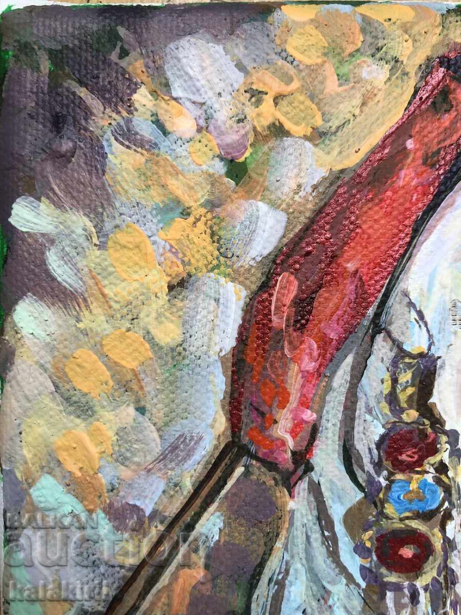 Auction  Bulgarian woman with a red saya