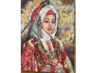 "Βουλγάρα με κόκκινο σάγια"