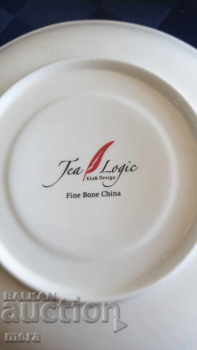 Port. designer tea set TEA logic Elab.Design FineBoneChina - 5