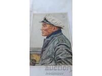 Carte poștală propagandă germană Submarin