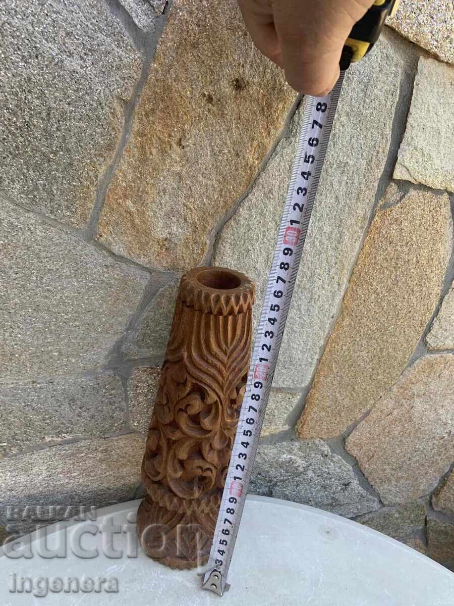 Δημοπρασία ΒΑΖΑ ΞΥΛΙΝΗ ΒΑΘΙΑ ΚΑΙ ΕΝΤΟΝΗ ΞΥΛΟΓΛΥΠΤΙΚΗ ΤΕΧΝΗ ΦΙΓΟΥΡΑ