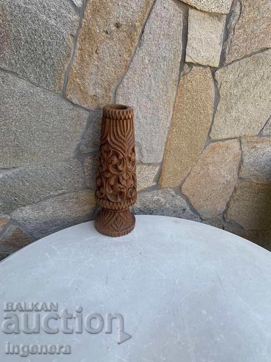 Παράδοση ΒΑΖΑ ΞΥΛΙΝΗ ΒΑΘΙΑ ΚΑΙ ΕΝΤΟΝΗ ΞΥΛΟΓΛΥΠΤΙΚΗ ΤΕΧΝΗ ΦΙΓΟΥΡΑ